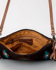American Darling Saddle Blanket Genuine Leather Women Bag Western Handbag Purse