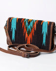 American Darling Organizer Hair On Genuine Leather Western Women Bag Handbag Purse | for Cute Travel