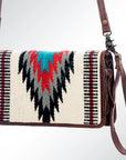 American Darling Organizer Saddle Blanket Genuine Leather Western Women Bag Handbag Purse | for Cute Travel
