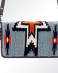 American Darling Organizer Saddle Blanket Genuine Leather Western Women Bag Handbag Purse | for Cute Travel
