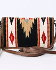 American Darling Organizer Hair On Genuine Leather Western Women Bag Handbag Purse | for Cute Travel