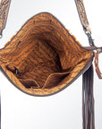 American Darling Signature Crossbody Hand Tooled Saddle Blanket Genuine Leather Women Bag Western Handbag Purse