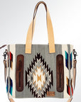 American Darling ADBG573D1 Tote Saddle Blanket Genuine Leather Women Bag Western Handbag Purse