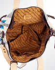 American Darling Tote Saddle Blanket Genuine Leather Women Bag Western Handbag Purse