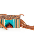 American Darling Wristlet Genuine Leather Women Bag W. Handbag Purse –