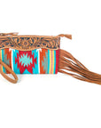 American Darling Wristlet Genuine Leather Women Bag W. Handbag Purse –