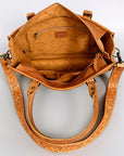 American Darling ADBG582 Tote Hand Tooled Saddle Blanket Genuine Leather Women Bag Western Handbag Purse