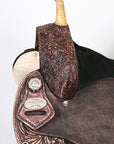 Western Horse Saddle American Leather Flex Trail Barrel Tack Hilason
