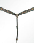 AMERICAN DARLING Western Horse Headstall Breast Collar Set American Leather