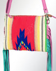 American Darling ADBGZ262 Crossbody Saddle Blanket Genuine Leather Women Bag Western Handbag Purse