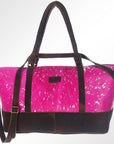 American Darling ADBGZ274 Duffel Hair-On Genuine Leather Women Bag Western Handbag Purse