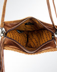 American Darling Crossbody Hand Tooled Genuine Leather Women Bag Western Handbag Purse