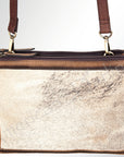 American Darling ADBGI119B Small Crossbody Hair On Genuine Leather Women Bag Western Handbag Purse