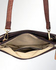 American Darling ADBGI119B Small Crossbody Hair On Genuine Leather Women Bag Western Handbag Purse