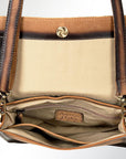 American Darling ADBGI127B Cross Body Hair On Genuine Leather Women Bag Western Handbag Purse