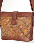 American Darling Women's Crossbody Bag Full Grain Genuine Leather Handbag and Ladies Purse