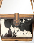 American Darling ADBGI131B Cross Body Hair On Genuine Leather Women Bag Western Handbag Purse