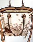 American Darling ADBGI136B Tote Hair On Genuine Leather Women Bag Western Handbag Purse