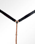 AMERICAN DARLING Western Horse One Ear Headstall Breast Collar Set Leather