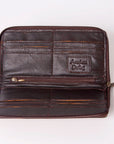 American Darling ADBGZ286 Wallet Hand Tooled Genuine Leather Women Bag Western Handbag Purse