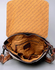 American Darling Cross Body Hand Tooled Hair On Genuine Leather Women Bag Western Handbag Purse