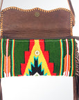 American Darling ADBG578 Crossbody Hair-On Saddle Blanket Genuine Leather Women Bag Western Handbag Purse