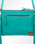 American Darling Small Crossbody Saddle Blanket Genuine Leather women bag western handbag purse