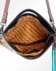 American Darling Clutch Hand Tooled Hair on Genuine Leather Western Women Bag Handbag Purse | Purses for Cute