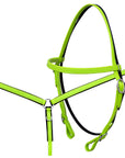 HILASON Western Horse Biothane Leather Headstall & Breast Collar Set