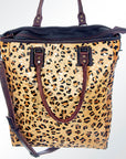 American Darling ADBG592 Tote Hair-On Genuine Leather Women Bag Western Handbag Purse
