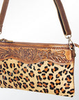 American Darling Small Crossbody Hand Tooled Hair On Genuine Leather Women Bag Western Handbag Purse