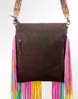 American Darling ADBG606 Messenger Hair-On Genuine Leather Women Bag Western Handbag Purse