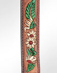 American Darling ADSTF133 Hand Tooled Genuine Leather Crossbody Handle Strap For Bags
