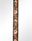 American Darling ADSTF134 Hand Tooled Genuine Leather Crossbody Handle Strap For Bags
