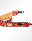American Darling ADSTF149 Hand Tooled Genuine Leather Crossbody Handle Strap For Bags