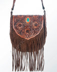 American Darling Tote Hand Tooled Genuine Leather Women Bag Western Handbag Purse