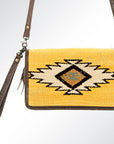 American Darling ADBG641 Crossbody Saddle Blanket Genuine Leather Women Bag Western Handbag Purse