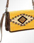 American Darling ADBG641 Crossbody Saddle Blanket Genuine Leather Women Bag Western Handbag Purse