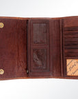 American Darling ADBG645 Wallet Saddle Blanket Genuine Leather Women Bag Western Handbag Purse