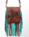 American Darling ADBG646 Large Crossbody Genuine Leather Women Bag Western Handbag Purse