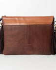 American Darling ADBGD119 Envelope Hand Tooled Genuine Leather Women Bag Western Handbag Purse