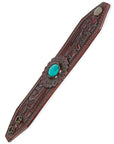 American Darling ADBRF138 Hand tooled carved Genuine Leather Bracelet women