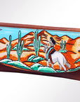 American Darling Wallet Hair on Full Grain Genuine Leather Western Women Bag | Handbag Purse Travel Clutch