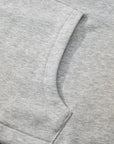Kate Fleece Lined Half Zipper Kangaroo Pockets Loose Hoodie