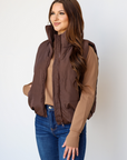 CLOUD VEST | BROWN