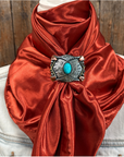 35X35" Solid Rust Wild Rag / Scarf WRS16 - Western Concho Wild Rag Slides - Assorted