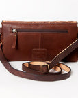American Darling ADBGA138 Wallet Hand Tooled Genuine Leather Women Bag Western Handbag Purse