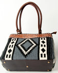 American Darling Tote Hand Tooled Saddle Blanket Genuine Leather Women Bag Western Handbag Purse