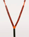 Men Leather Floral Suspender Hilason