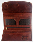Hand Tooled Hand Painted Genuine Leather women bag western handbag purse